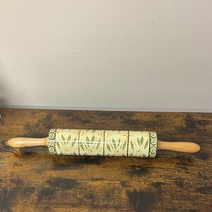 Temptations Old World Green Rolling Pin